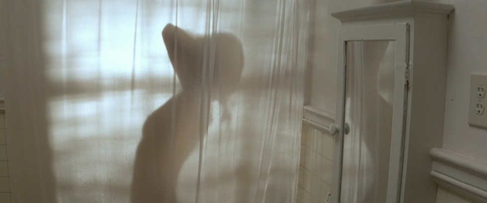 Cleaning the apartment of nude