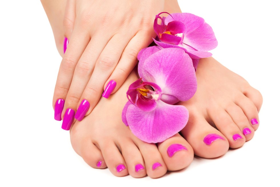 Manicure and pedicure