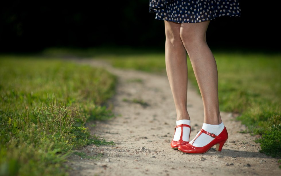 Young in seamless panties