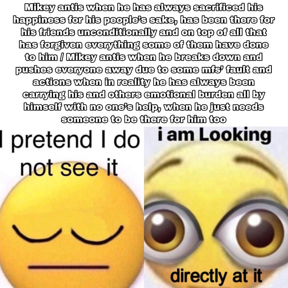 I Pretend i do not see it meme