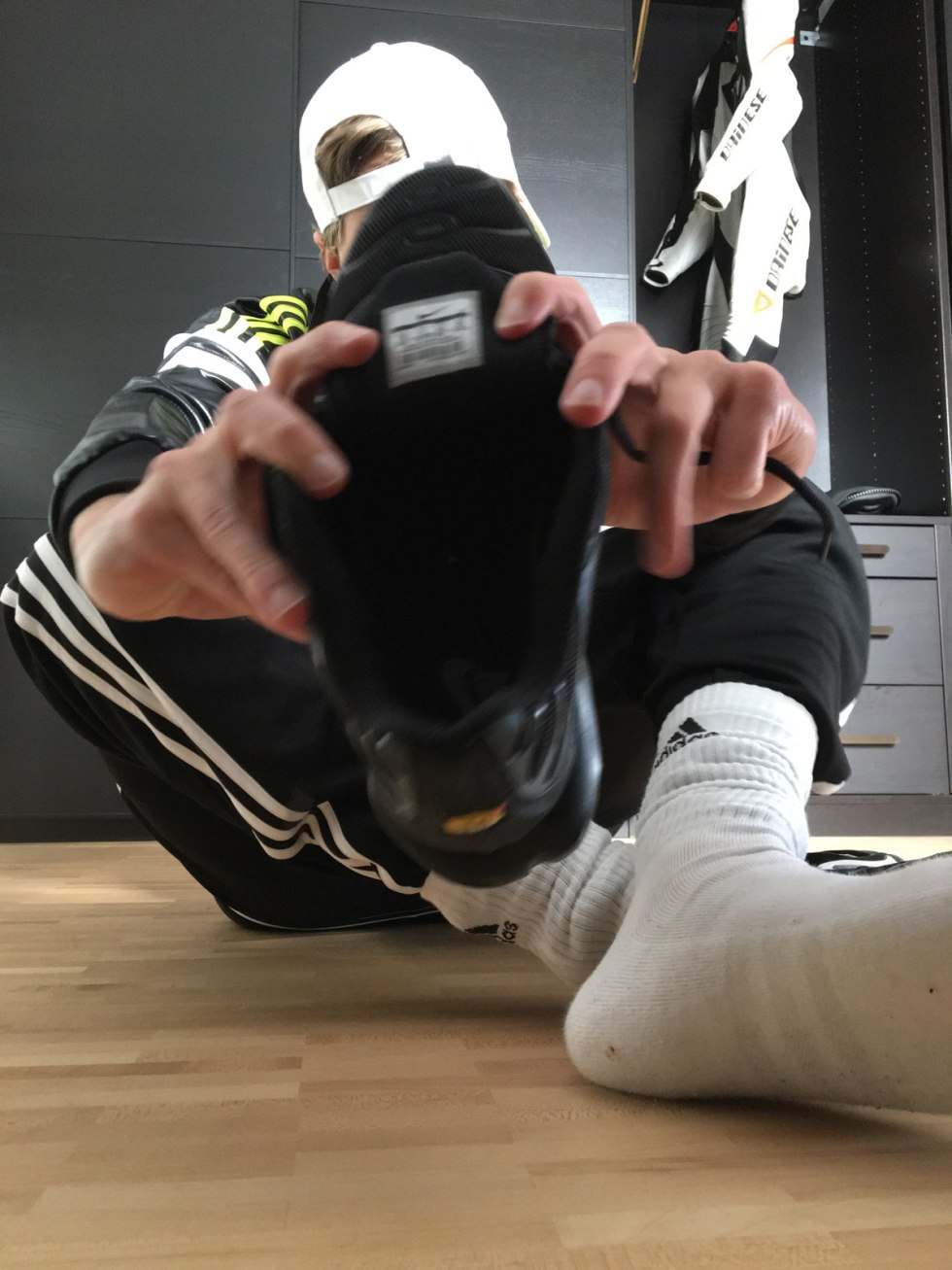 Girl in sneakers XXX