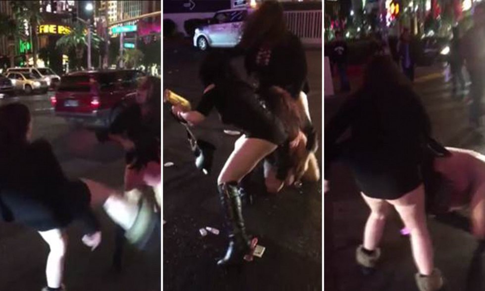 Banglah Road Lady fights