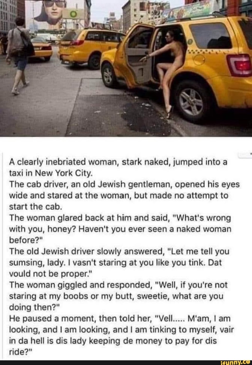 To get into a taxi translation