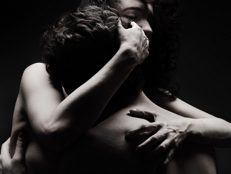 Hugs of men and women