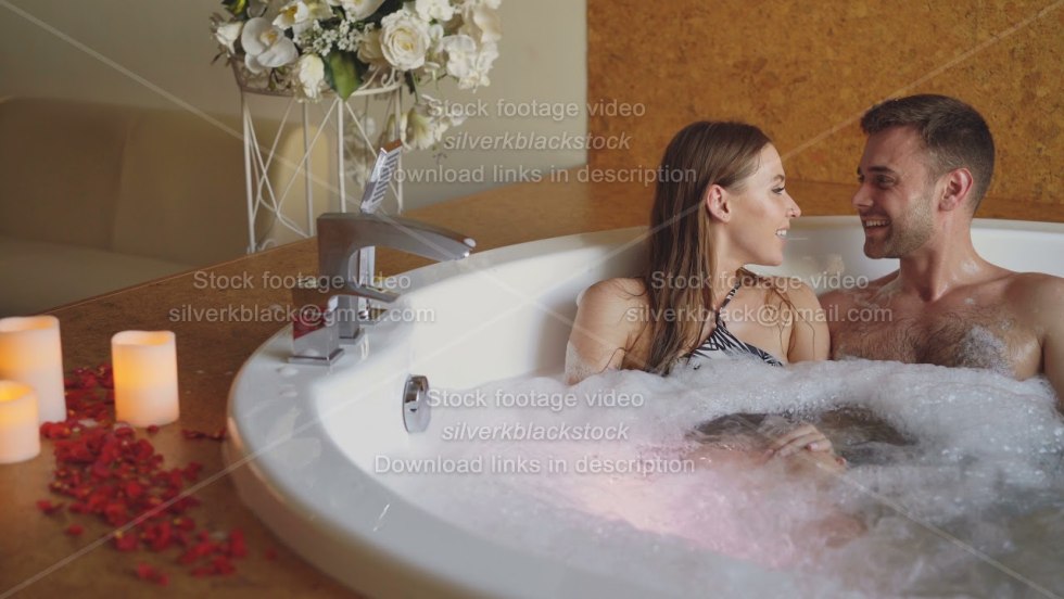 Two Bros Chilling in a Hot Tub 5 FT Apart