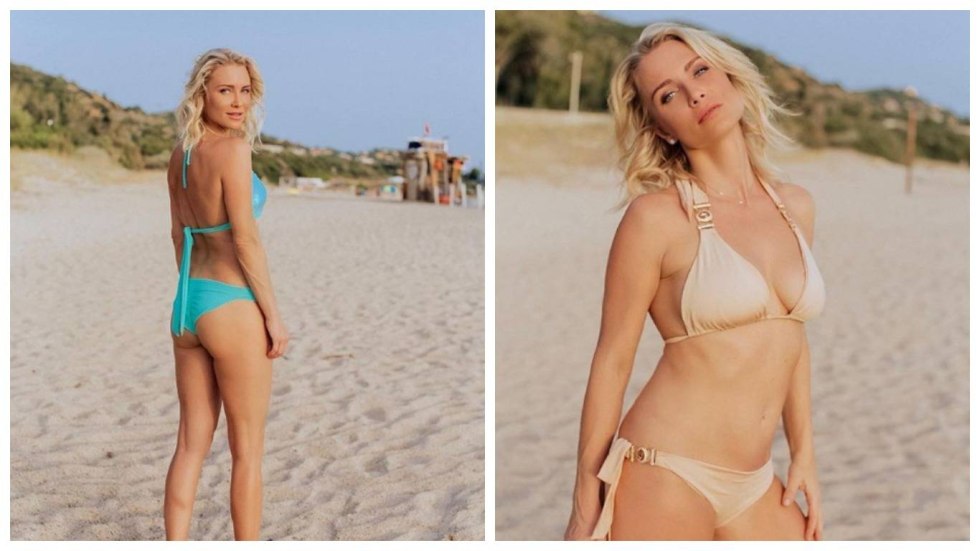 Katya Gordon in a swimsuit