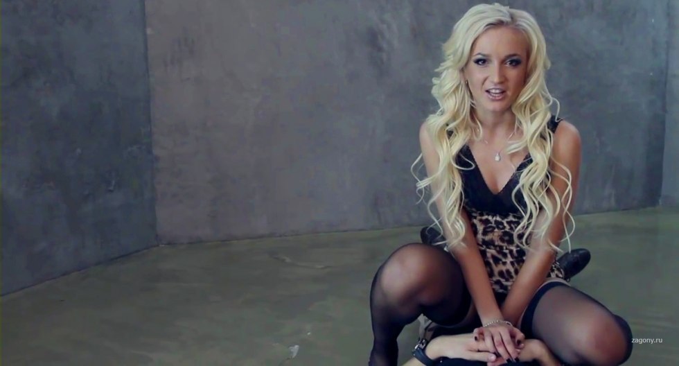 Olga Buzova in stockings