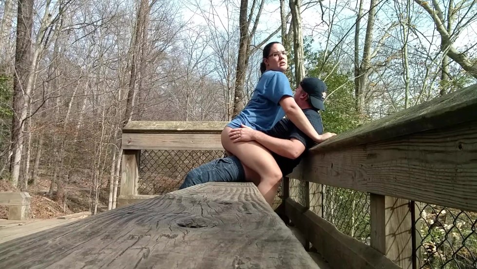 Erotic poses in nature