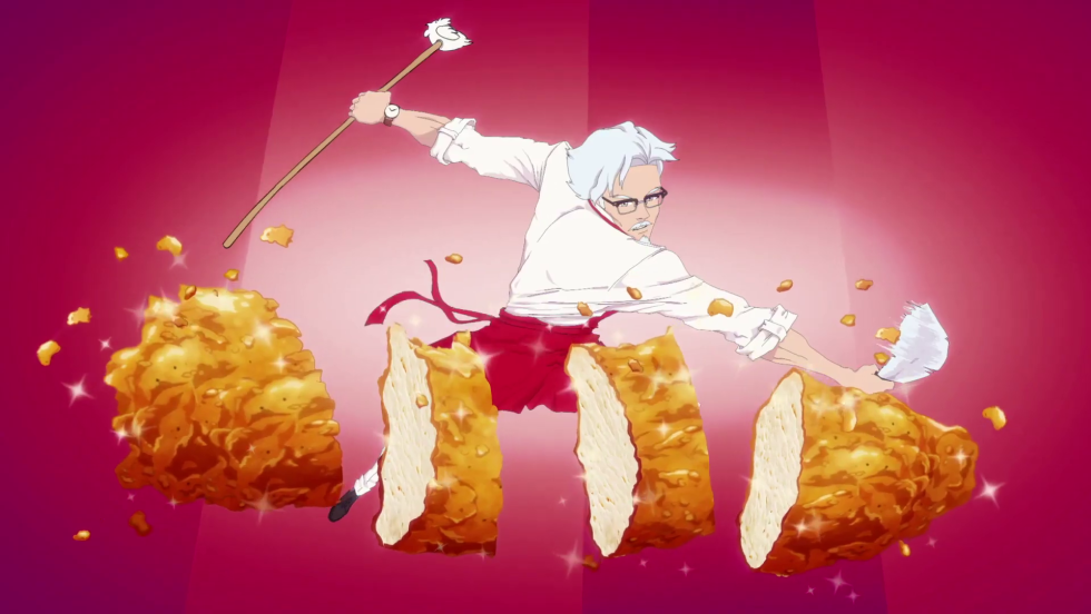Colonel Sanders Anime