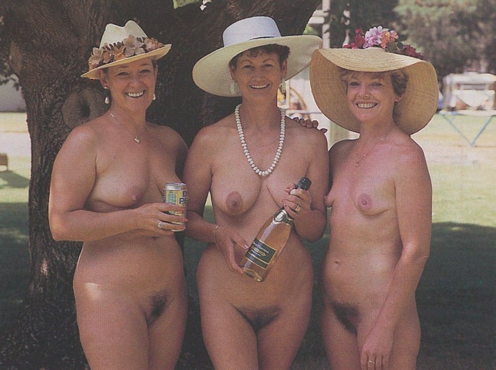 Ladies on a nudist beach