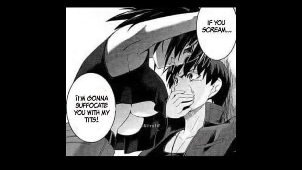 If you scream, I will blow you up