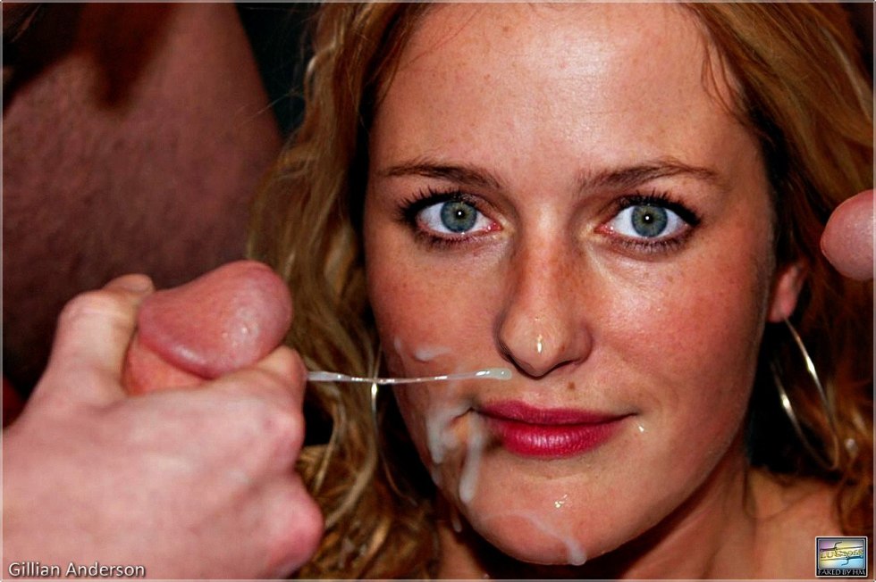 Gillian Anderson Cumshot