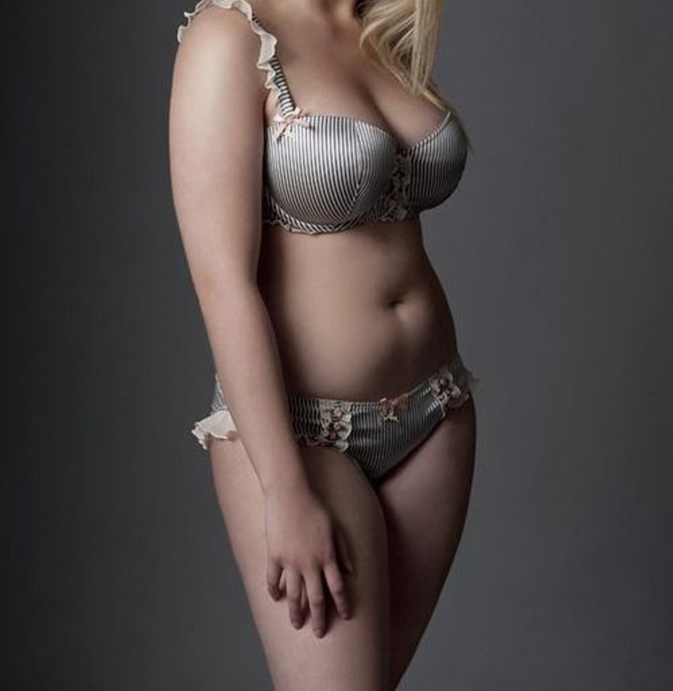 Plus-Size model Anna Krylova