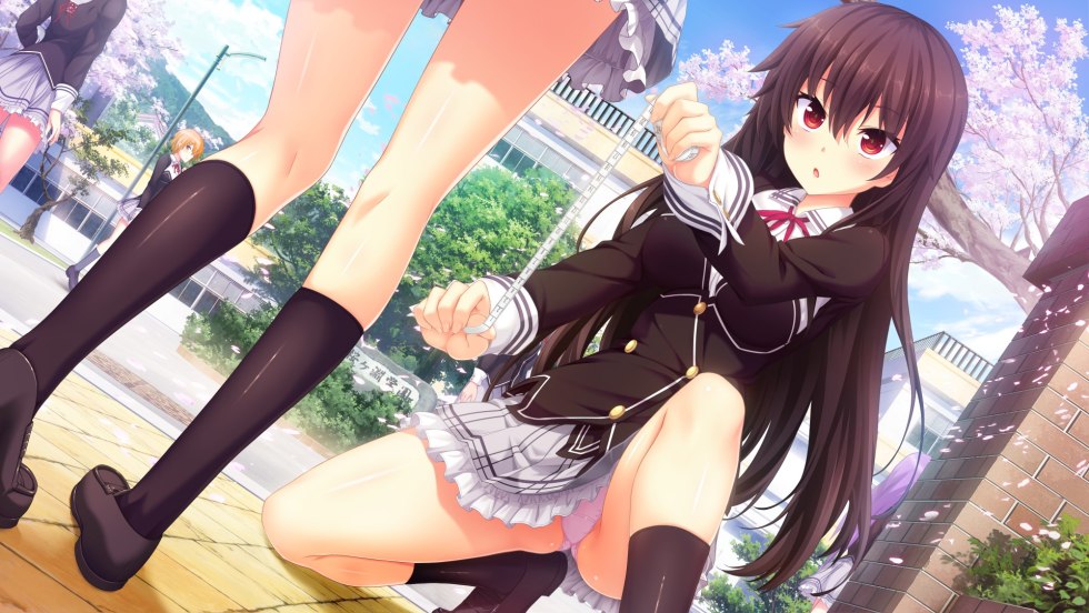 Schoolgirl with glasses on the XXX table