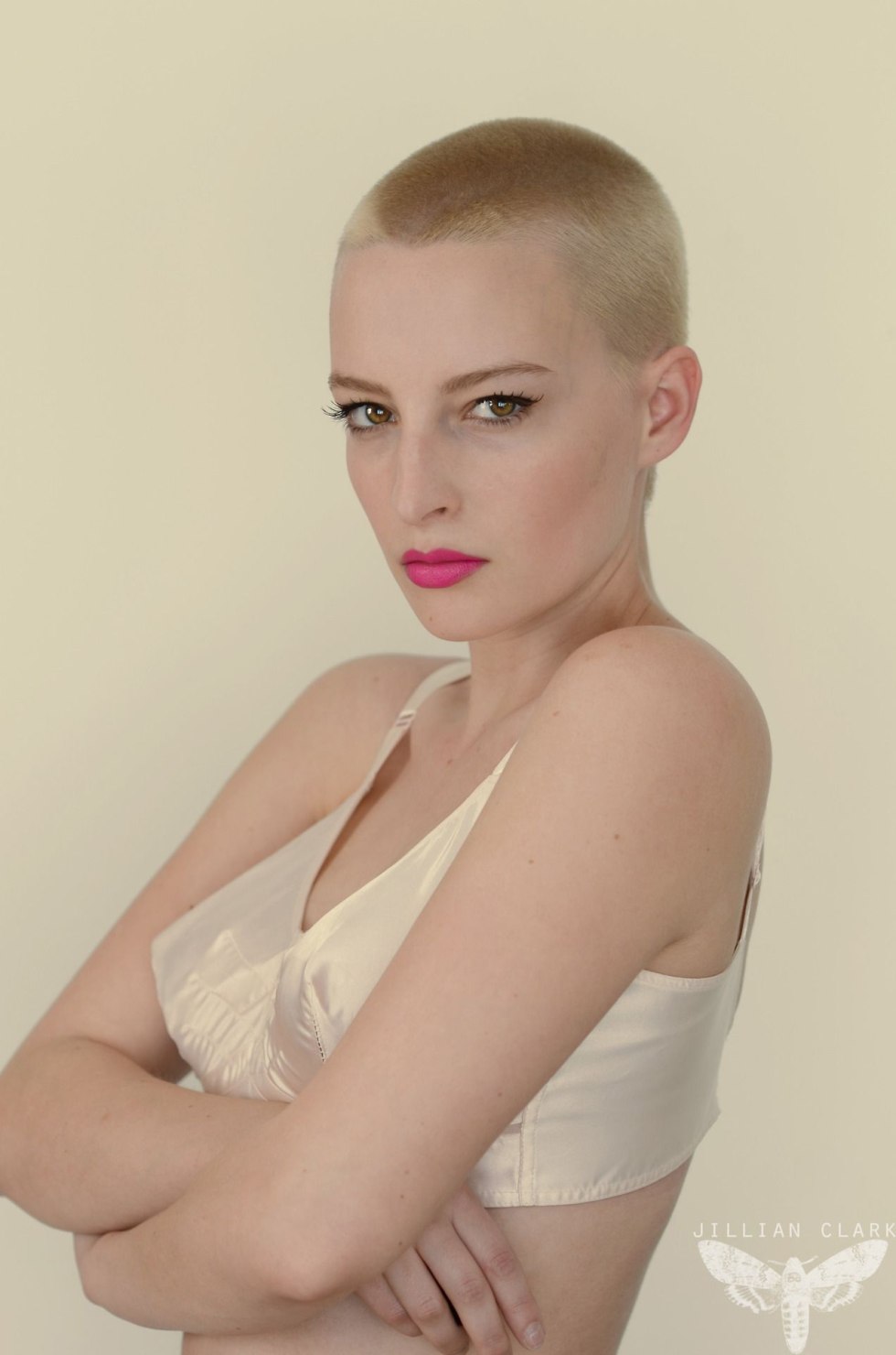 Bald girls in pantyhose