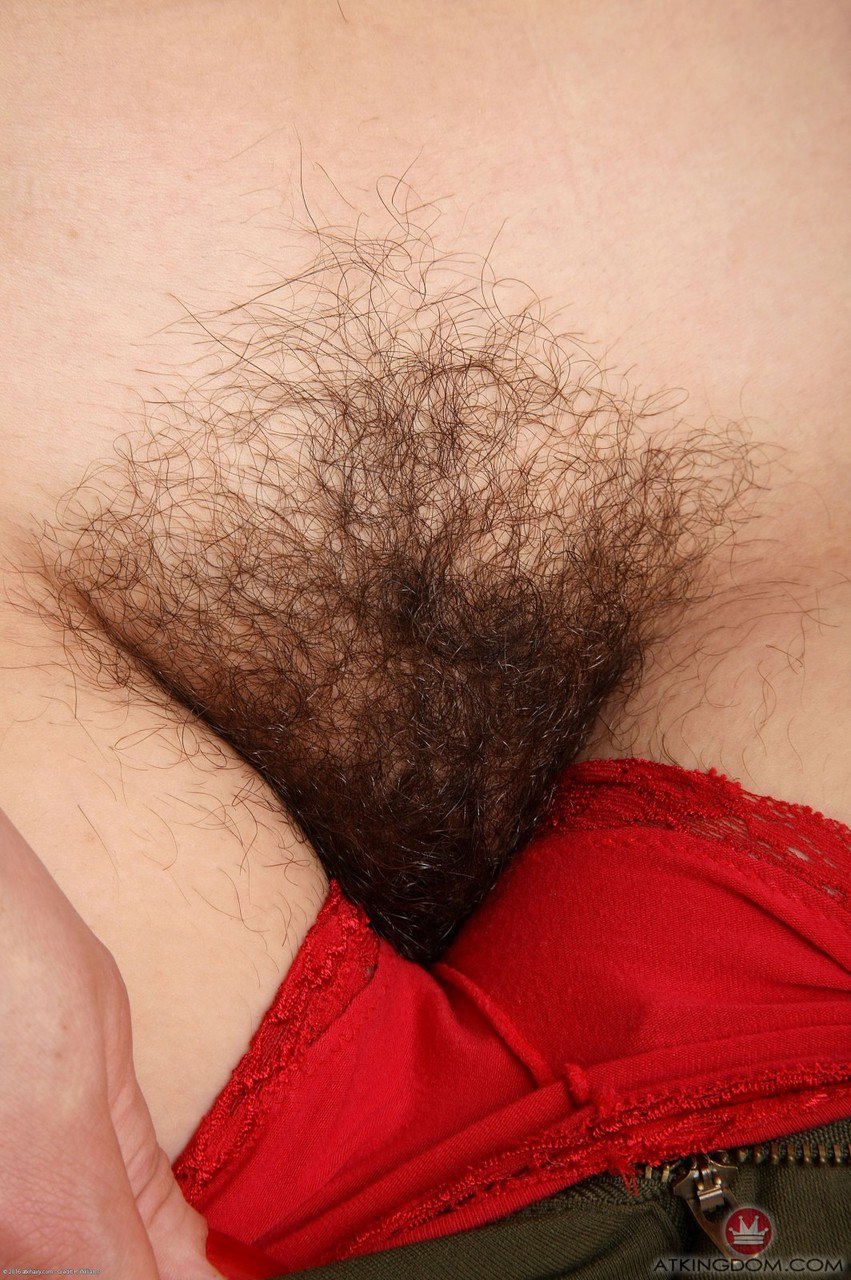 Women's hairy big butt