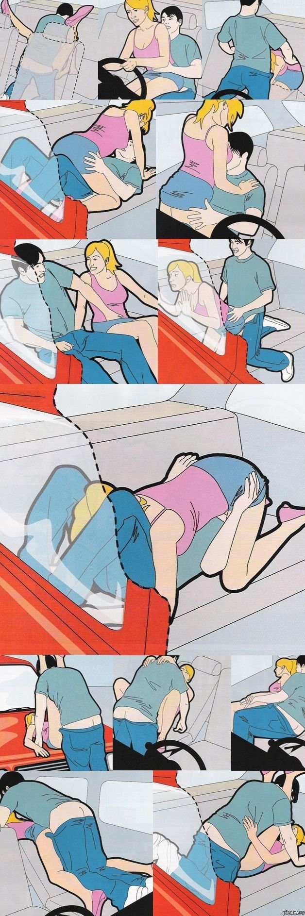 Half -naked girls and cars