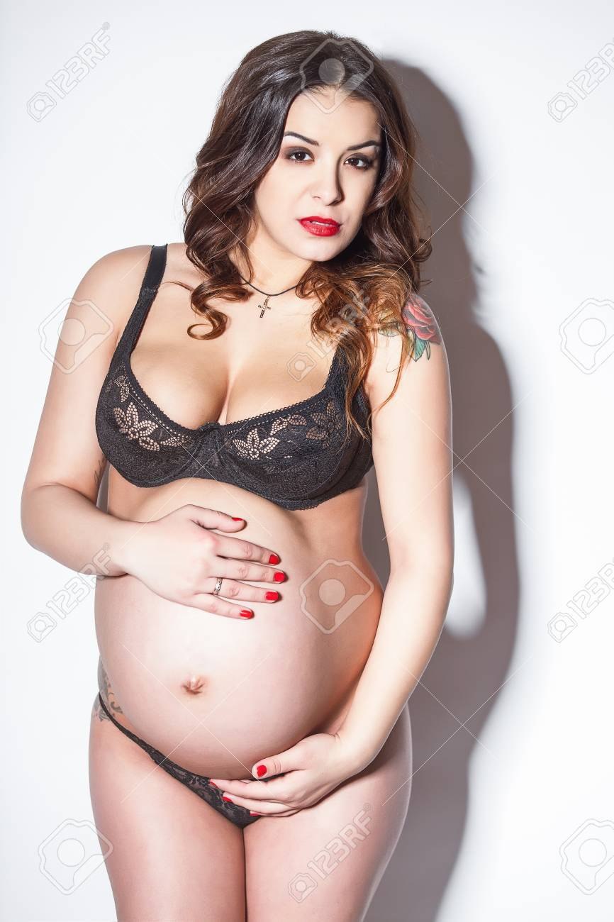 Beautiful breasts of pregnant women