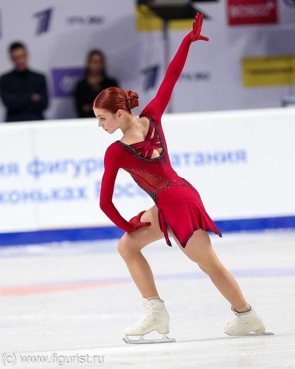 Alexandra Trusova skater 2021 redhead