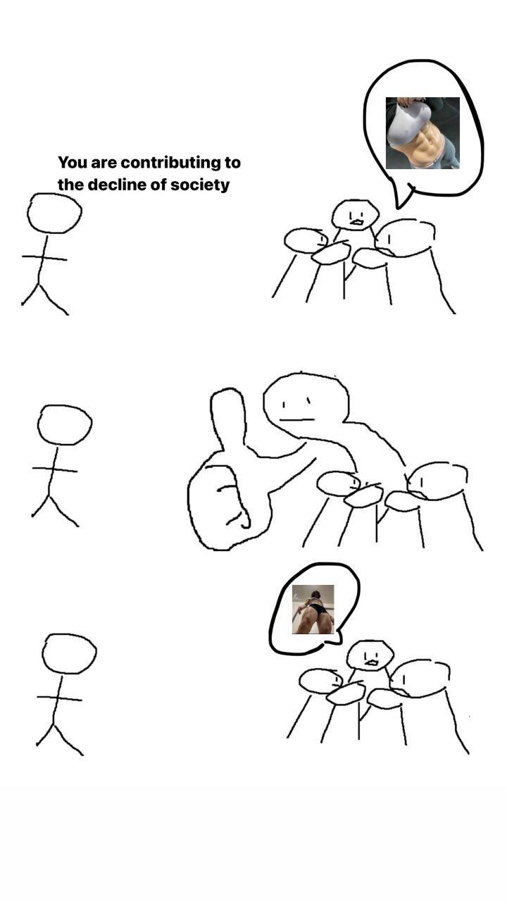 A man is drowning a meme