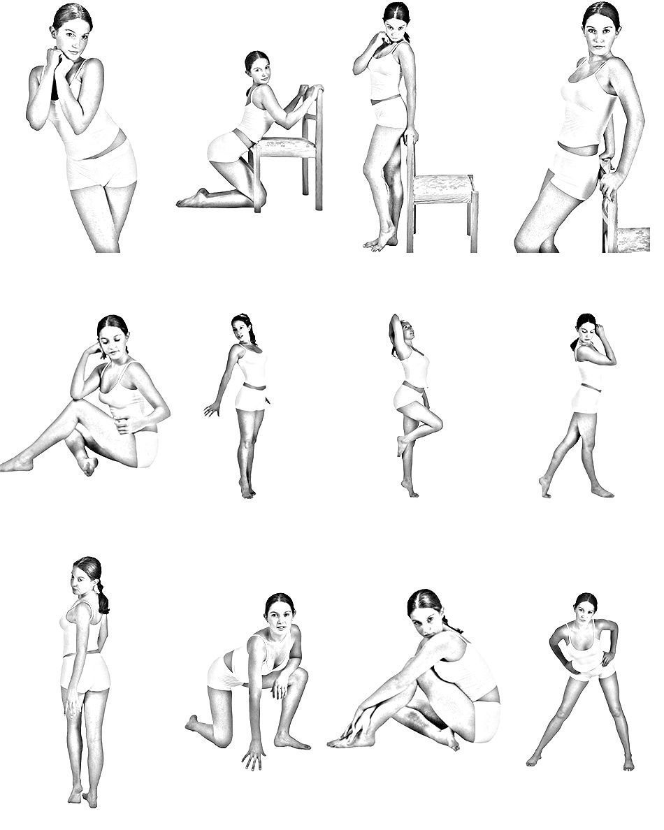 Interesting poses for drawing girls