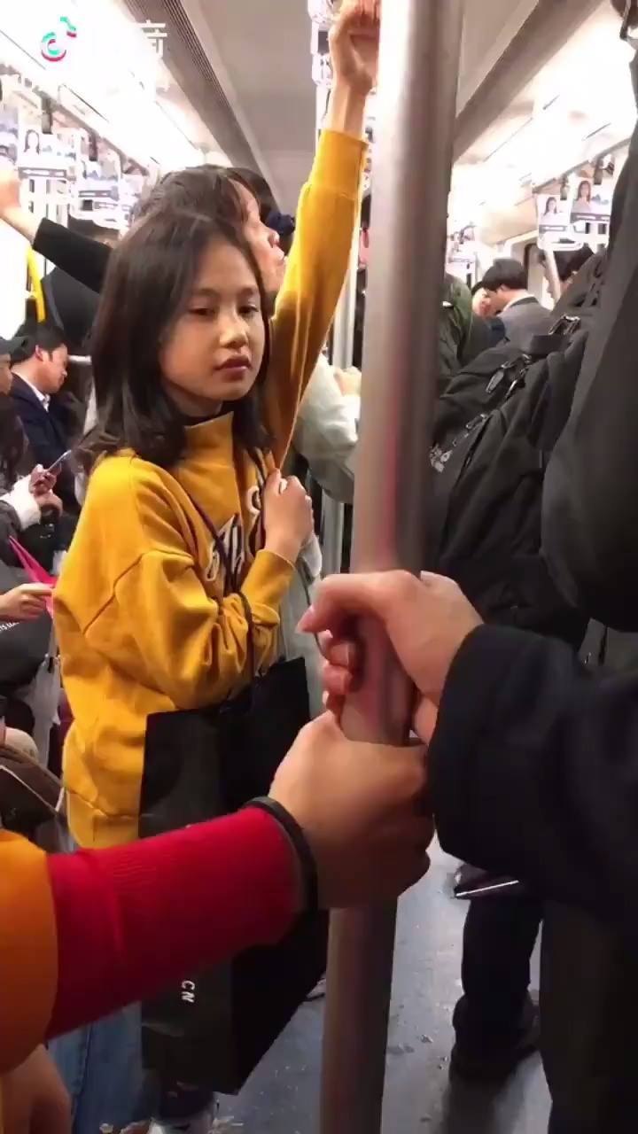 The husband is watching