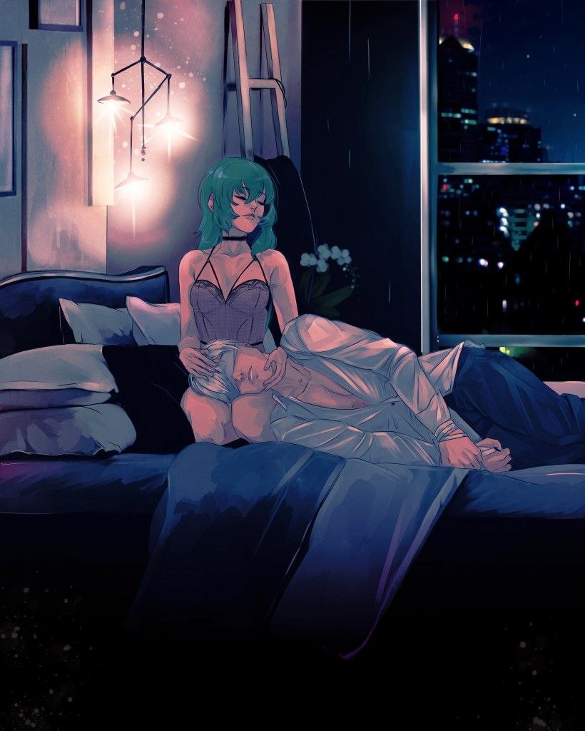 Naked Japanese maids