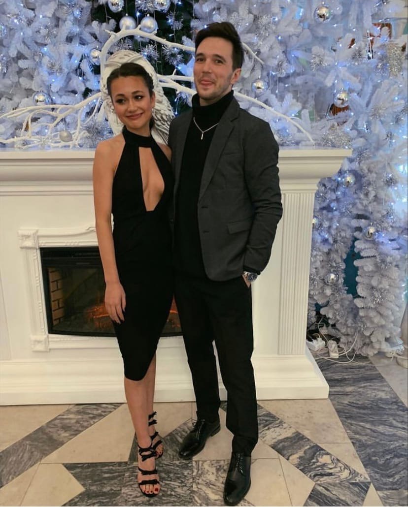 Zagitova in a green swimsuit