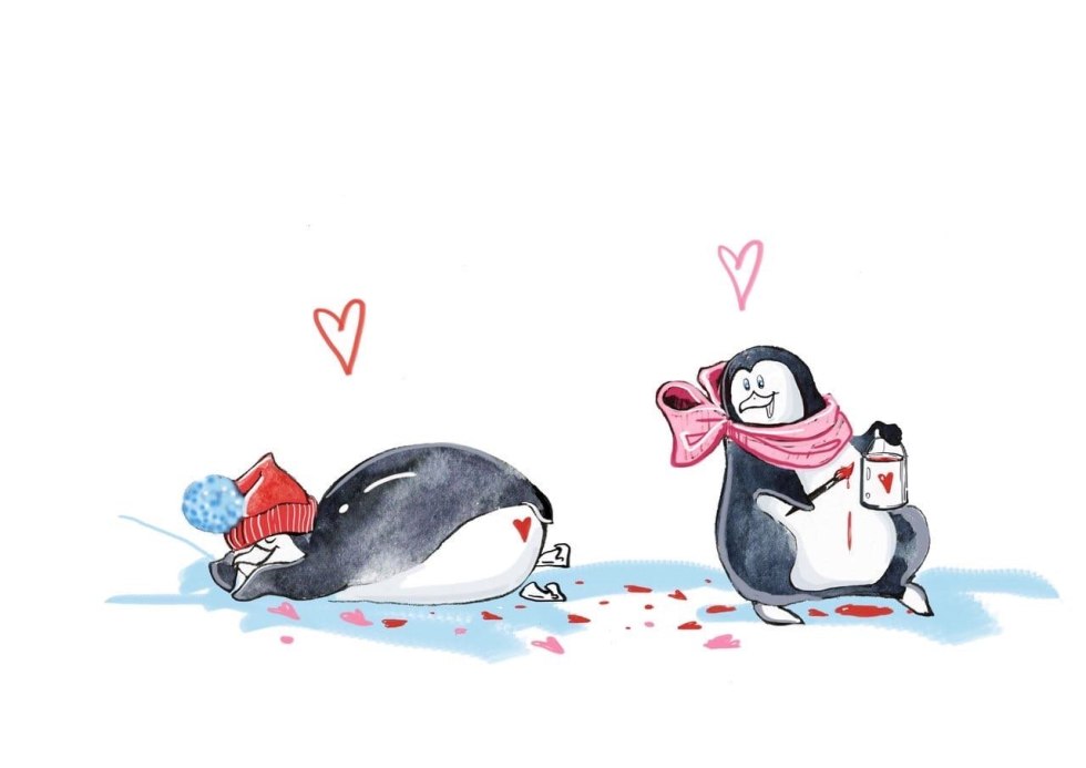 Olya Bulkina Penguin hot