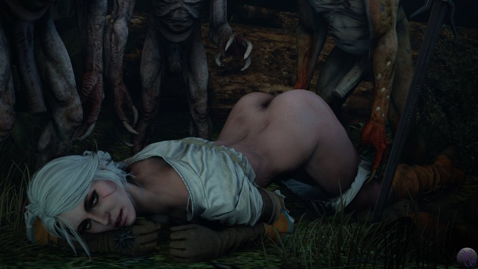 Witcher GIF with Ciri Hentai
