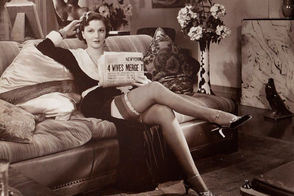 Betty Page in a swimsuit