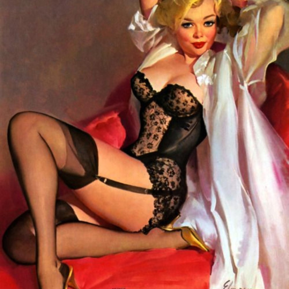 Erotic linen in the style of PIN AP