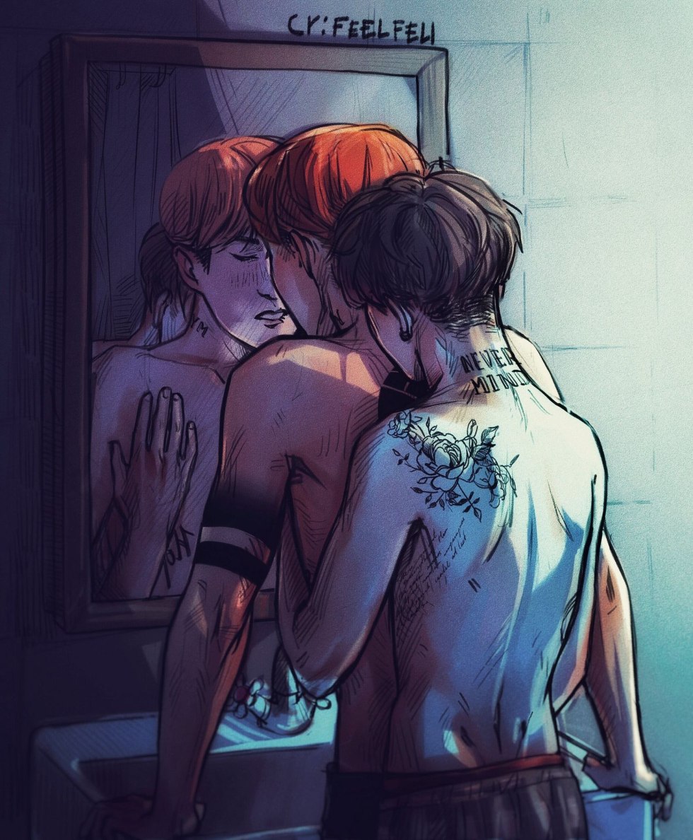 Realistic arts BTS Naked porn