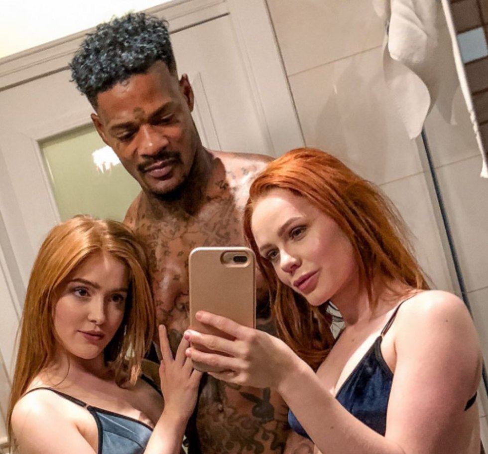 Celebrities in a gangbang