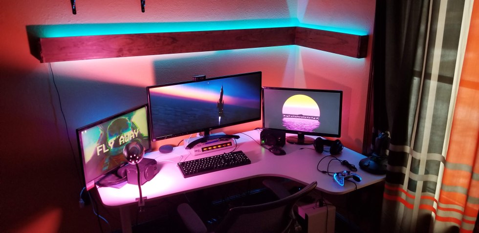 White table from above