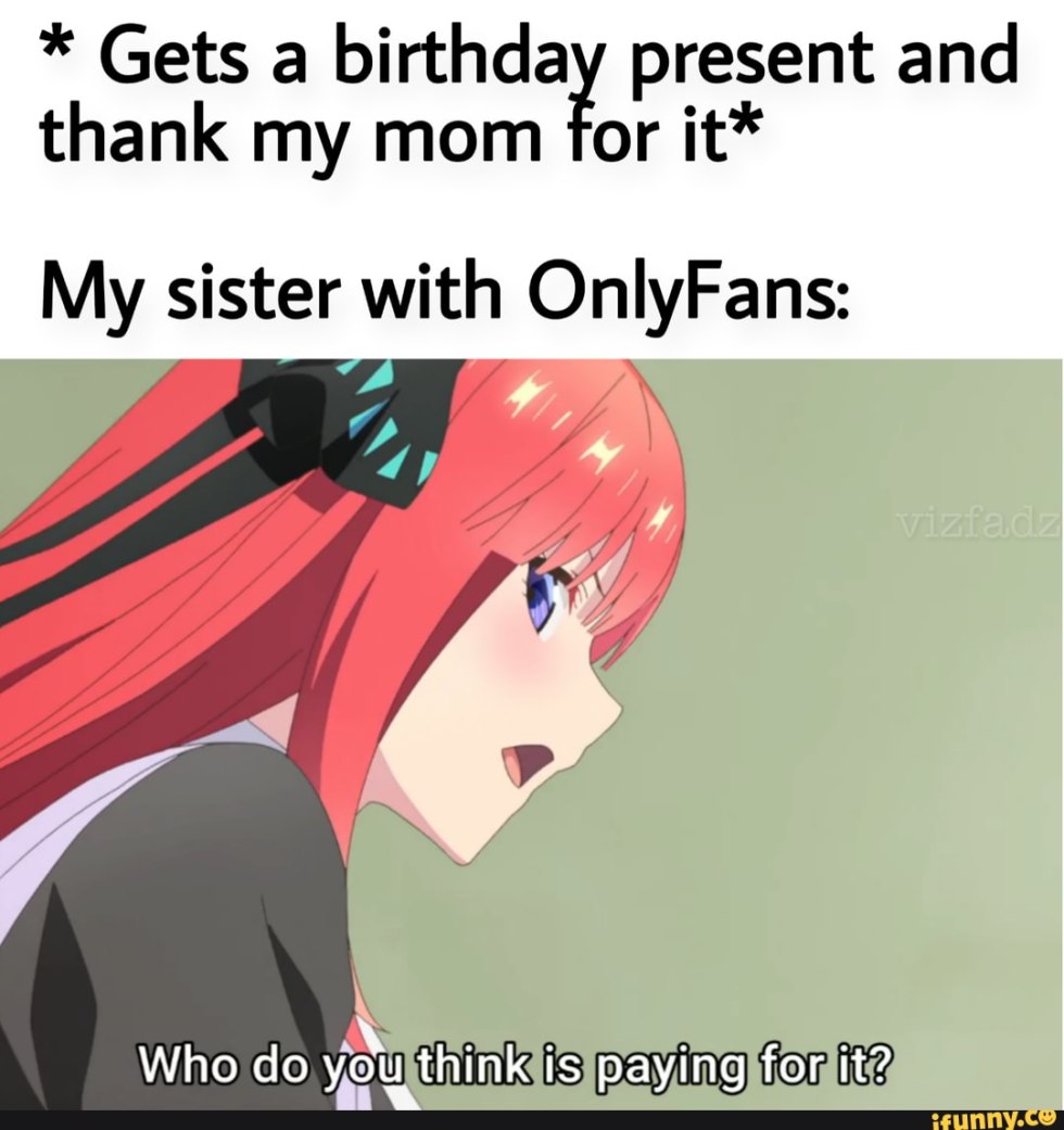 The guy gives the girl a gift