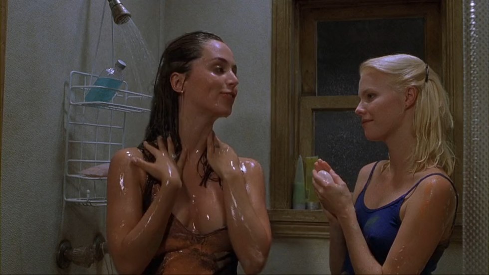 Beautiful sister in the shower