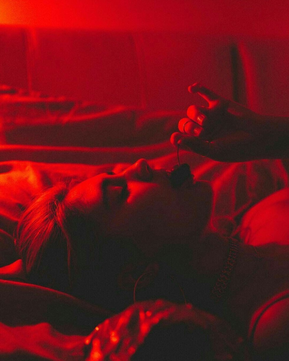 Man and woman in bed