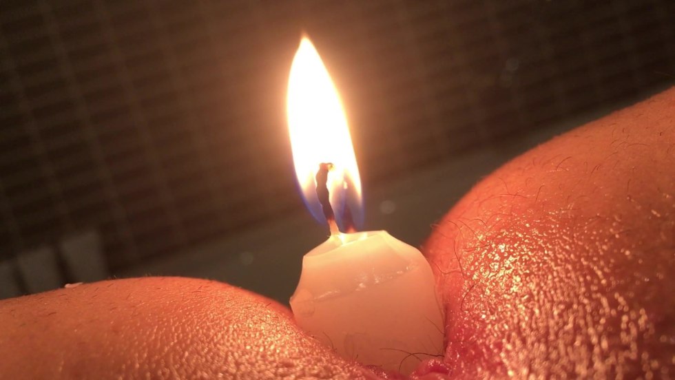 BDSM torture with hot wax