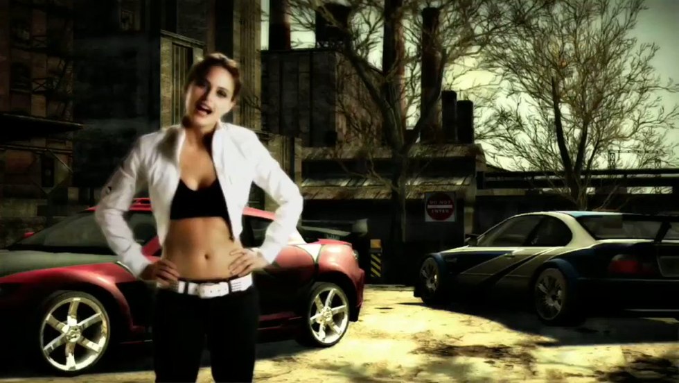 Josie Maran in the underwear of Need for Speed