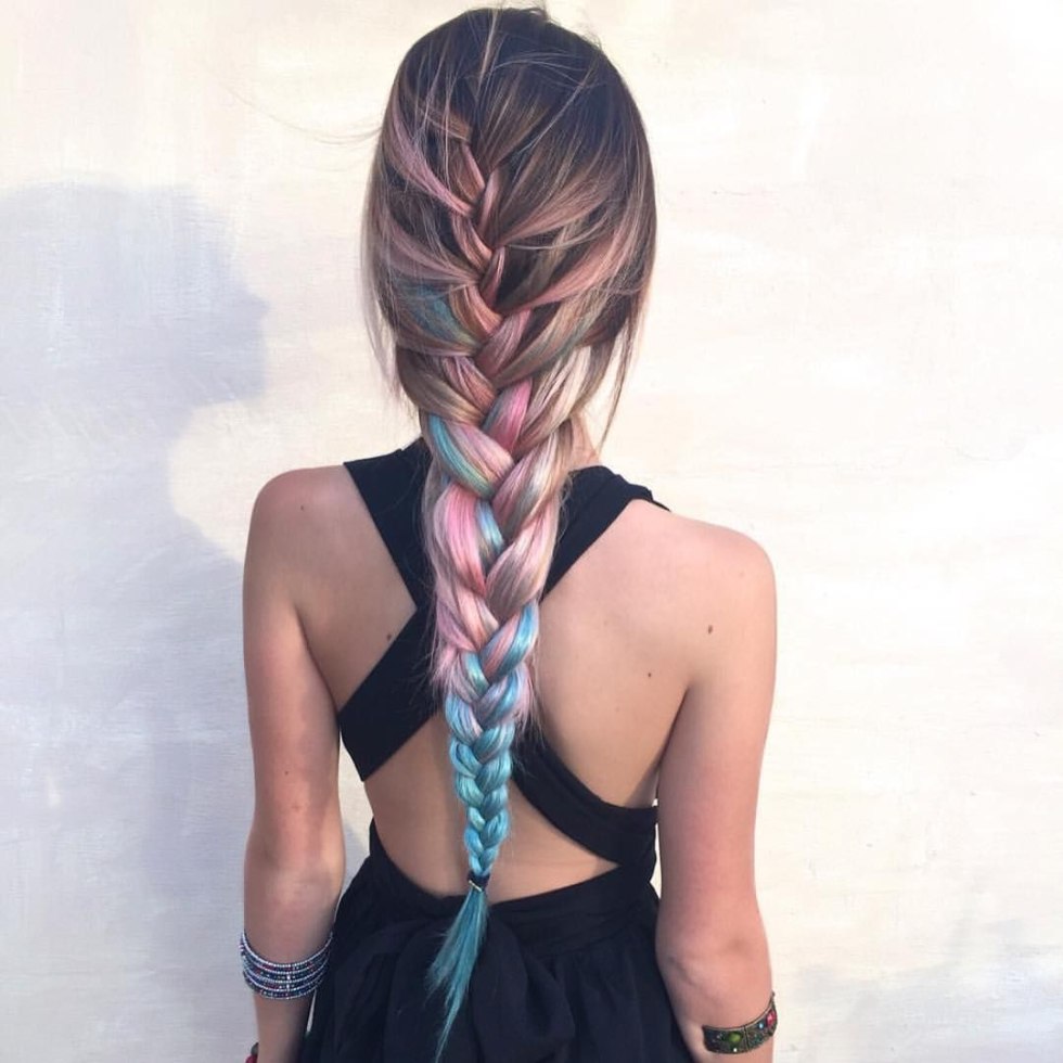 Pink braid