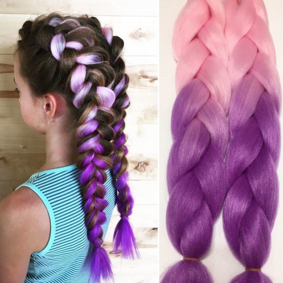 Kanecalon 2 Braids to 1