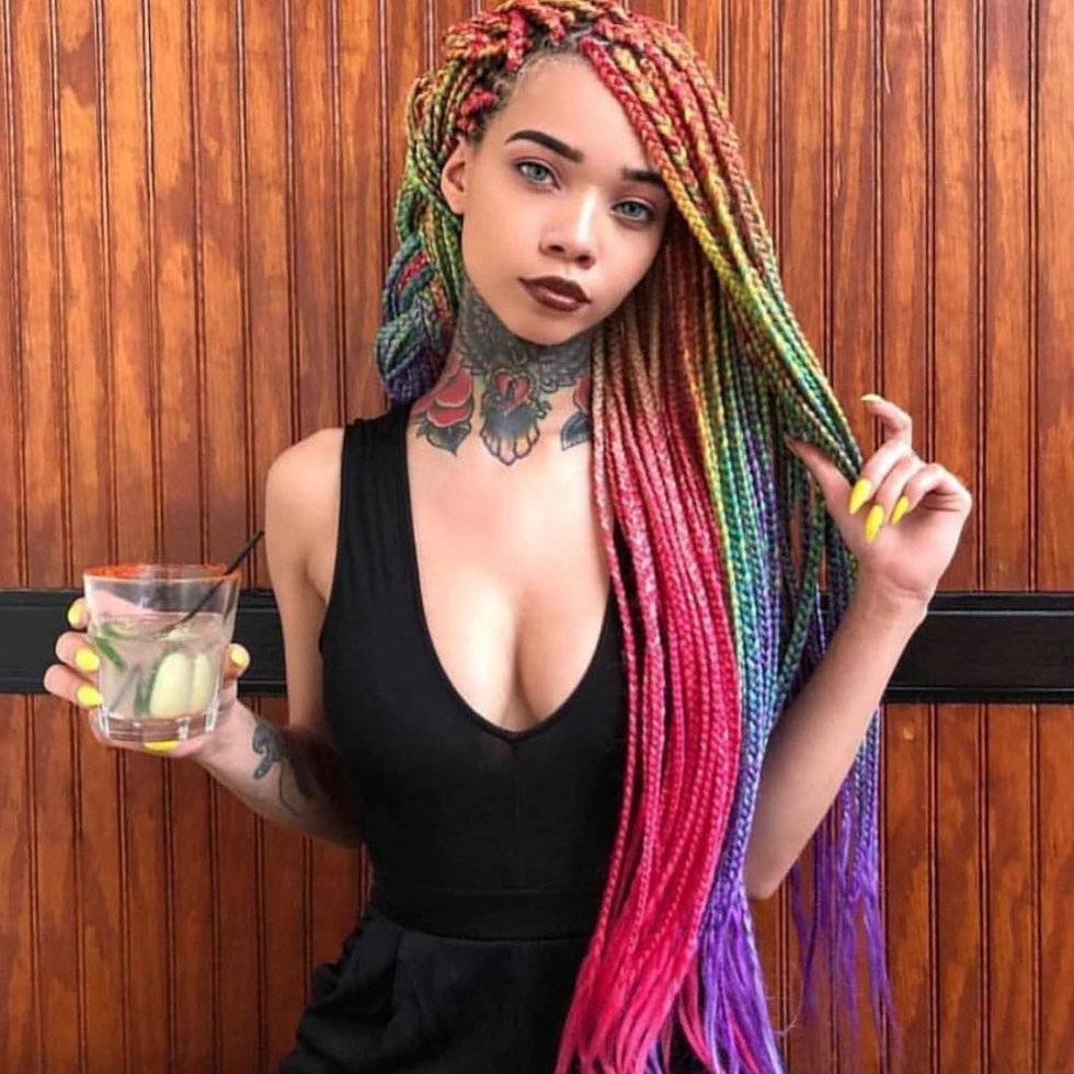 Braiding pigtails for short hair