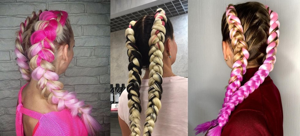 Braids with multi -colored strands