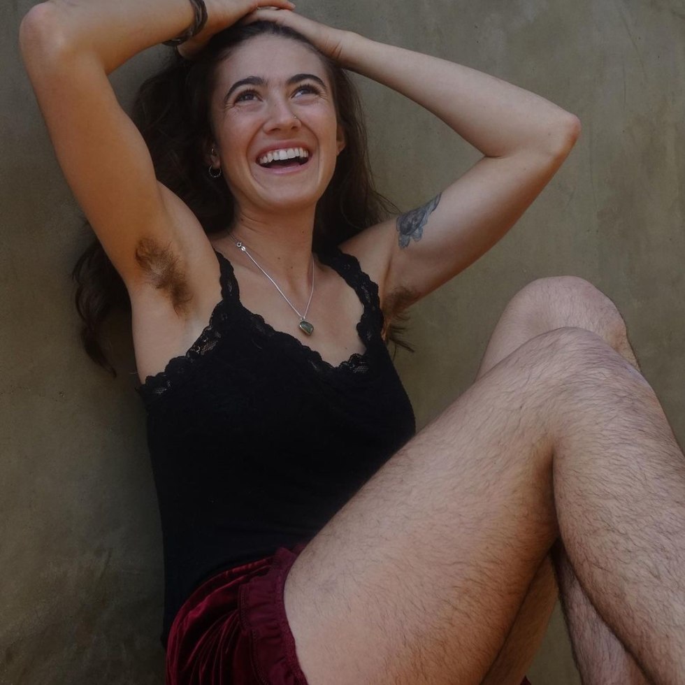 Girls with not shaved legs