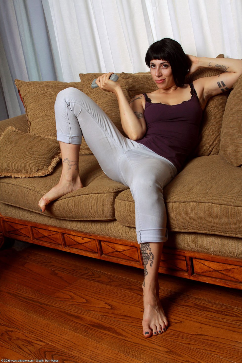 Hairy legs of blondes