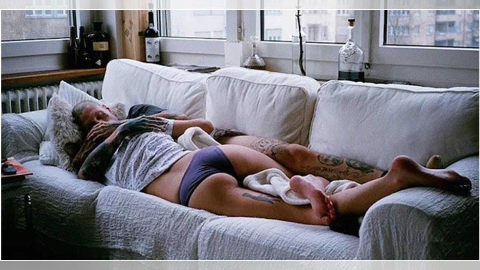 Man and woman under the covers