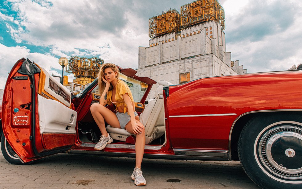 Anella Miller in underwear