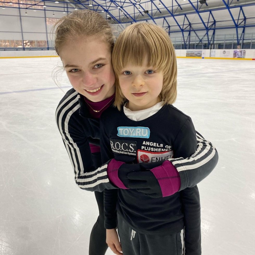 Sasha Trusova sleeps