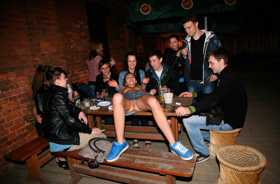 Debauchery in a public place